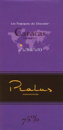 Pralus Caracas, 75% dark chocolate bar
