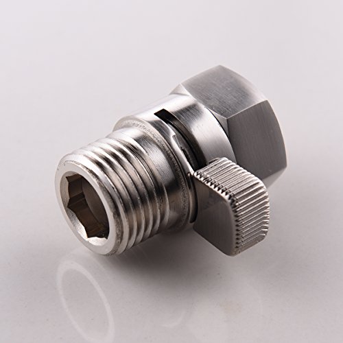 CIENCIA G1 / 2 „Messing Verchromt Duschkopf Eckventil, Duschkopf Shut-Off Ventil(Av016NA) - 7