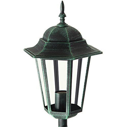 Gartenleuchte Wegeleuchte Außenleuchte Garten Laterne Wegbeleuchtung Kandelaber 226cm grün - 3
