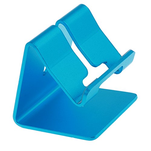 Baoblaze Moda Porta Cellulare Smartphone Sospeso Stand da Tavolo Scrivania - Blu