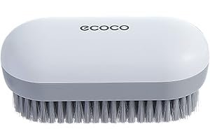 MEIJMJIA - Brosse de lavage, brosse de nettoyage avec poils extra durs, pour le nettoyage des vêtements, chaussures, carreaux, cuisine, salle de bain (blanc/sans poignée)