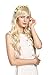 MelodySusie® Blonde Long Curly Wigs - Natural, Fluffy and Sexy Wigs with Free Wig Cap (Light Blonde)
