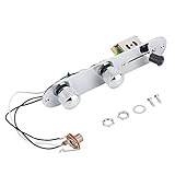 【3-WEGE-SCHALTER】 Die Bedienplatte verfügt über einen 3-Wege-Schalter. Die Geschwindigkeitsregler für die Lautstärke- und Klangregelung sind im Lieferumfang enthalten und einfach zu bedienen.