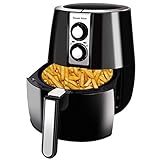 SICHER ZU ESSEN UND GESUND: In robustem und 100% BPA-freiem Kunststoff und Antihaft-Material gefertigt. Wir haben FDA und ETL-Zertifikat, um Qualität und Sicherheit zu garantieren. Sie werden nur 70% weniger Fett als üblich verbrauchen, während Sie immer noch all Ihre liebsten gebratenen, gegrillten, gebackenen und gerösteten Speisen genießen!