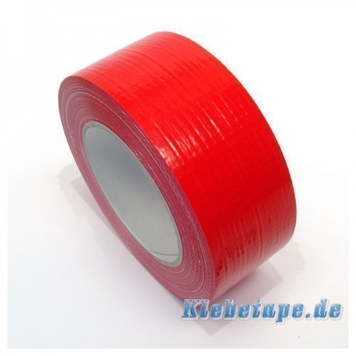Klebeband Rot 48mm x 50m Gewebeband Reparaturband PE beschichtet