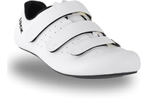 LUCK MAX Zapatillas de Ciclismo de Carretera para Hombre y Mujer. Triple Tira de Velcro para un Ajuste Optimo.