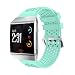 Produktbild Uhrenarmband Für Fitbit Ionic, ESAILQ Leichtes, perforiertes Silikon-perforiertes Zubehör Sportbänder für Fitbit Ionic, 130-230mm (Minzgrün)