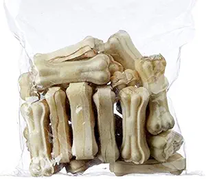 Agirav Dog Bones Chew Treat, Rawhide Pressed (3 Inch 25 Pieces) Pet Food