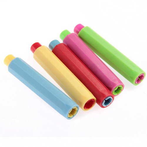 CARCHET® 5X Kreidehalter Kreiden Halter Schutzer Schutzhülle Plastik 9,5×1,5cm - 5