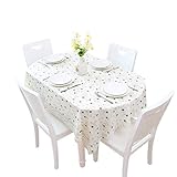 ★ Mesa rectangular: un mantel multifuncional para mesas de bodas, buffets, fiestas de cumpleaños, cenas de Acción de Gracias y Navidades.
