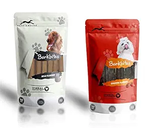 Pets Empire Pet Food Dried Chicken Stick Good Tasted Dog Snack ( Chicken Flavour +Milk Flavour )