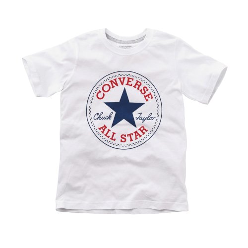 CONVERSE Chuck Logo Baby T-Shirt, White, 9-12 Month