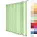Produktbild Lamellenvorhang nach Maß, 27 Farben, Maßanfertigung, alle Größen Lamellen, Schiebevorhang, ohne Deckenschiene, Vertikaljalousie (Light Green, Höhe: 230cm x Breite: 175cm)