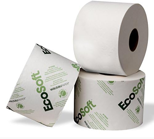 EcoSoft 1 Ply Toilet Roll 1250 Sheets 143m - Pack of 36