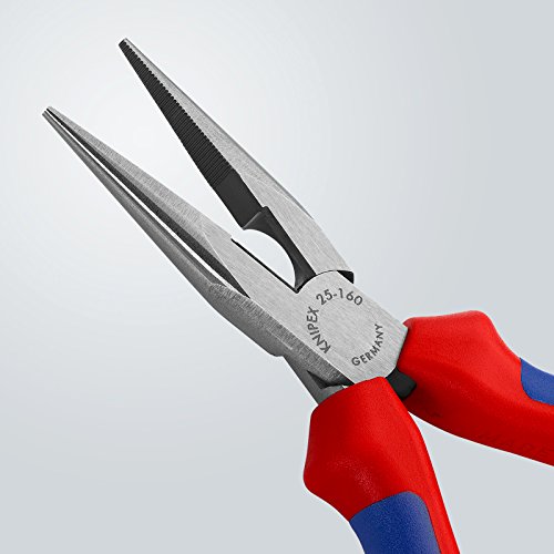 Knipex 25 02 160 Flachrundzange mit Schneide – Radiozange - 3