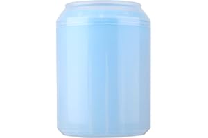 Oumefar wyjmowany kubek do czyszczenia łapy psa, przenośny kubek do czyszczenia zwierząt, narzędzie do czyszczenia stóp psa z miękkim silikonowym włosiem (niebieski)