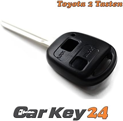 Toyota 2 Buttons Car Key Key Blank with Toy43