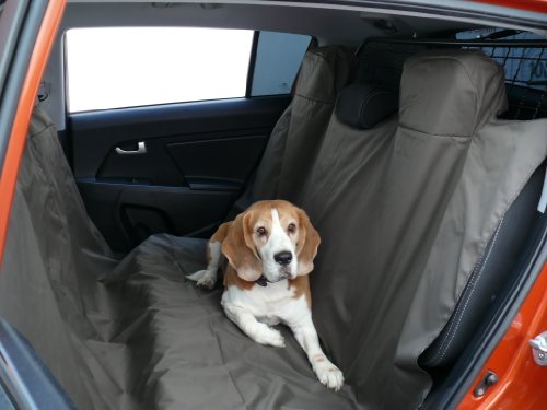 Preisvergleich Produktbild Hundedecke Autoschutzdecke WASSERFEST Auto Schutzdecke Hunde 140x200cm GRAPHIT