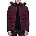 Produktbild Hanomes Herren Jacke,Herren Winter verdicken Warme Baumwolle Jacke Mode Einfarbig Kapuzenjacke Slim Fit Hoodie Reißverschluss Mit Kapuze Steppjacke