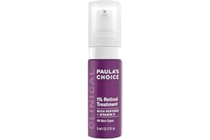 PAULA'S CHOICE Paula’s Choice CLINICAL 1% Retinol Tratamiento - Serum Crema Envejecimiento, Antiarrugas y Reduce las Manchas y Imperfecciones - con Peptidos & Vitamina C - Todos Tipos de Piel - 5 ml
