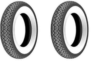 MOTOCAPUANO 2 COPERTONE GOMMA 3.50-10 A FASCIA BIANCA RUOTA PIAGGIO VESPA RALLY 180 200