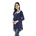 Bearsland Women's Maternity and Nursing Long Sleeves Tee Blue UK Size 14-16