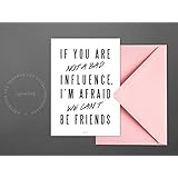 Postkarte / Bad Influence