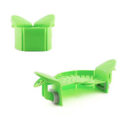 SEIHER UNIVERSAL FALTBARES SIEB NUDELSIEB INNOV4TO: Anpassbar an alle Größen von Töpfen Pfannen & Schüsseln, Abgießhilfe zum Anklippen, hitzebeständig, praktisch, innovativ, spülmaschinenfest • Nudeln Obst Gemüse und Lebensmittel aller Art • Topfsieb, Nudelsieb, Kochsieb - 7