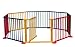 Large Coloured Wooden Babies Playpen 180cm DeLuxe Version - Room Divider / International Shipping