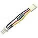 Produktbild 7 Volt Anschlusskabel für Lüfter 3-polig, mit 56 Ohm Widerstand, ca. 6 cm