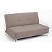 Children's Convertible 2 Seater Clic Clac Sofa Bed - Slate Grey