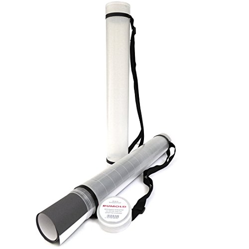 Preisvergleich Produktbild RUMOLD ZR6613 Zeichenrollen-Köcher, transparent / weiß