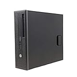 Almacenamiento de 500GB HDD HP EliteDesk 800 G1 SFF - Ordenador de sobremesa (Intel Core I5-4570 3.2 GHz, 4GB de RAM, Disco HDD 500GB, Lector DVD, Windows 10 Home) Negro (Reacondicionado)