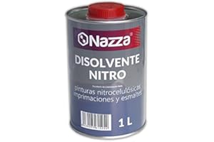 Disolvente Nitro Nazza | Especialmente indicado para lacas y esmaltes nitrocelulósicos | Envase Metálico de 1 Litro