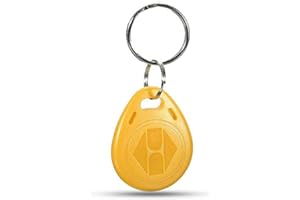 OBO HANDS 125khz Etiquetas EM4100 Rfid Tarjeta Token Clave de la Etiqueta de Control de Acceso Smart Card ID Keyfobs Paquete de 100pcs (AMARILLO)