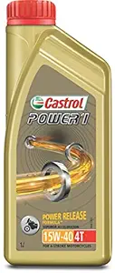 Castrol 3383314 Power 1 4T 15W-40 Petrol Engine Oil (1 L)