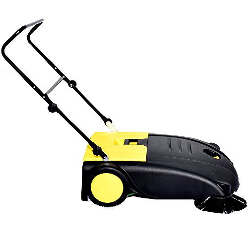 Syntrox Germany 80 cm Kehrmaschine mit 2 Kehrbürsten - 5