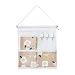 Produktbild TREESTAR Hängeorganizer mit 4 Tasche und 3 Haken, Wand Hängenden Hanging Storage Bag Hängende Kombination Wand Hängen Hängeorganizer, Multifunktionale Wohnzimmer Schlafzimmer badmöbel türregal (#7)
