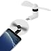 Produktbild MOELECTRONIX USB 3.1 Typ C Ventilator WEIß Mini Fan Lüfter Reise Kühler für Porsche Design Huawei Mate 20 RS