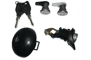 UNIVCAR SET BARILLET COFFRE POUSSOIR PORTES AVANT BOUCHON RESERVOIR RENAULT TWINGO 1