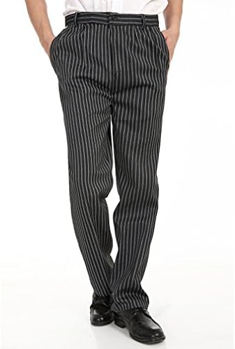 WAIWAIZUI Chefs Trousers Chef Pant Work Pants Baggy Men's Pant Black
