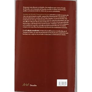 Lecciones de derecho comunitario europeo (Ariel Derecho)