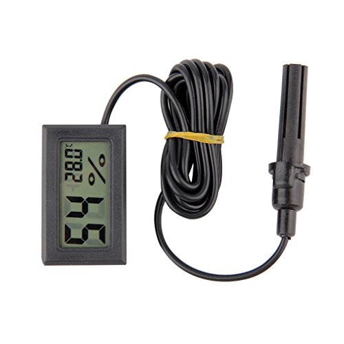 Preisvergleich Produktbild 73JohnPol Professionelle Mini Digital LCD Thermometer Hygrometer Luftfeuchtigkeit Temperaturanzeige Indoor Digital LCD Display Sensor