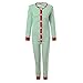 Produktbild BaZhaHei Weihnachten Schlafanzüge für die Ganze Homewear Familie eihnachten Gedruckt Overall Eltern-Kind Body Familie Pyjama Freizeitkleidung Streifen Schlafanzug Sleepwear