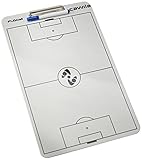 Borrado en seco Cawila Klemmbrett Clipboard Fußball - Pizarra de fútbol para Entrenador de fútbol, Color Blanco, Talla Standard