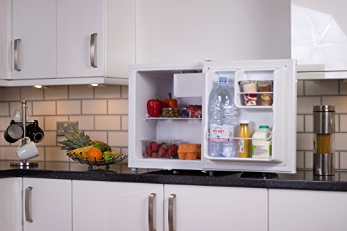 Igenix IG3711 Counter Top Fridge with Lockable Door, 47 L - White