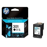 cartucho hp 301 negro precio HP HP 301 - Cartucho de Tinta para impresoras (Negro, 190 páginas, Negro, 20-80%, -40-60 °C, 15-32 °C)
