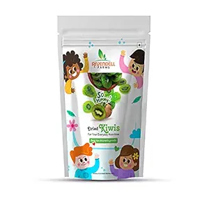 RIVENDELL FARMS Dried Kiwis Healthy Snack for Kids | Natural Energy Food Product for 5+ Year Kids | Nutritious & Ready to Eat | Rich in Fiber, Dry Fresh Fruit (400 Gram)