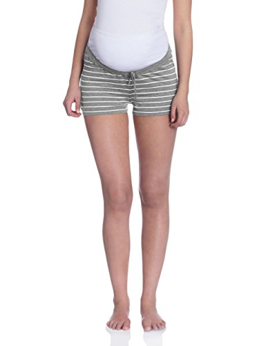 Bellybutton Women's Aline Striped Maternity Pyjama Bottoms, Grey (8110), X-Large