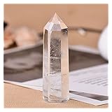 Healing Crystal Wand Pointed, Faceted Prism Bar For Reiki Meditation Therapy Deco, Gemstomes Gifts For Women, Crystals For Yoga Amulet Anxiety Relief And Spiritual Awakening, 6cm-7cm (clear Quartz)